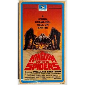 Kingdom of the Spiders (1977) VHS - William Shatner - Monster Vintage Horror